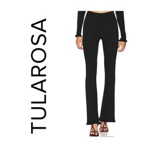 Tularosa Variegated Rib Pant in Black Sold by Revolve
